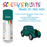 High-Quality SUTHERLAND GREEN Aerosol Spray Paint GN19 For Classic Rover 25- Paint for restoration high quality aerosol sprays