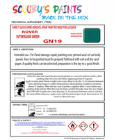 SUTHERLAND GREEN Aerosol Spray Paint Code GN19 Classic Rover Model Vitesse Automotive Restorative Paint Vehicle Touch-Up Rover GN19 Paint Car Restoration DIY Auto Painting Classic Car Refinishing High-Quality Spray Paint Automotive Finish Vehicle Restoration Supplies Custom Car Paint Auto Body Paint Aerosol Can Automotive Refinishing Paint for Classic Cars
