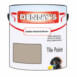 Denny's Tile Paint For Commercial Areas Colour- Saddle Industrial Brown - High-Traffic Durable Easy-Clean