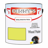 Denny's Wood Paint For Decking Colour- Safety Amberline Yellow - Anti-Slip Weatherproof Durable