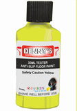 Denny's Floor Paint For Grip Coating Colour- Safety Caution Yellow - Anti-Slip Hardwearing Safe