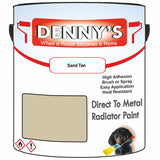Denny's High Temp Paint For Grilles Colour- Sand Tan - Heatproof Rustguard Durable