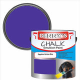 Denny's Chalk Paint For Ceilings Colour- Sapphire Horizon Blue - Matte Stain-Hide Ceiling