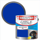 Denny's Chalk Paint For Cabinets Colour- Sapphire Mist Moonlight Blue - Matte Scuffproof Easy-Clean