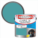 Denny's Chalk Paint For Furniture Colour- Sapphire Mist Reflection Blue - Matte Scuffproof Refresh