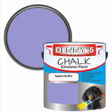 Denny's Chalk Paint For Walls Colour- Sapphire Sky Blue - Matte Wipe-Clean Coverage
