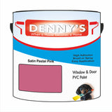 Denny's Plastic Paint For Pipes Colour- Satin Pastel Pink - Chemical-Safe Impactproof Durable