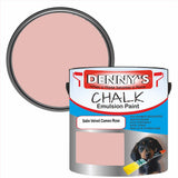 Denny's Chalk Paint For Ceilings Colour- Satin Velvet Cameo Rose - Matte Stain-Hide Ceiling
