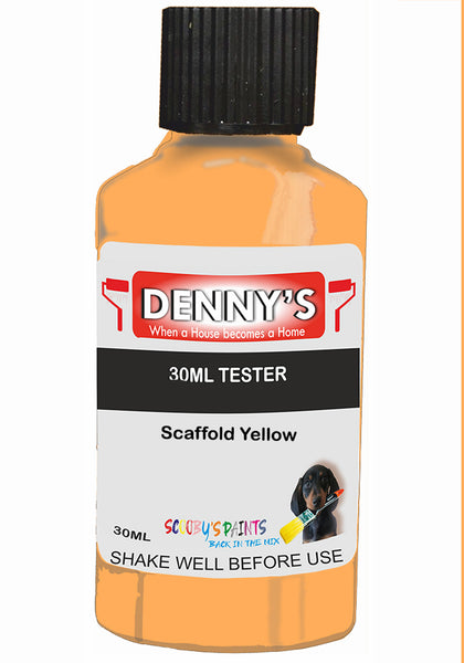 Denny's Chalk Paint For Walls Colour- Amber Honey Yellow - Matte Wipe-Clean Coverage