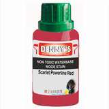 Denny's Stain Paint For Sheds Colour- Scarlet Powerline Red - Weatherproof Uv-Safe Nourish