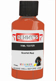 Denny's Emulsion Paint For Ceilings Colour- Carmine Scarlet Velvet Red - Matte Low-Splatter Stain-Hide Bright