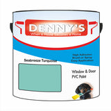 Denny's Plastic Paint For Pvc Colour- Seabreeze Turquoise - Adhesion Tough Colour-Hold