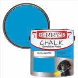 Denny's Chalk Paint For Furniture Colour- Serenity Lagoon Blue - Matte Scuffproof Refresh