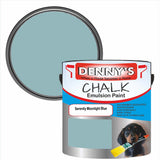 Denny's Chalk Paint For Ceilings Colour- Serenity Moonlight Blue - Matte Stain-Hide Ceiling