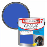 Denny's Chalk Paint For Furniture Colour- Serenity Storm Lagoon Blue - Matte Scuffproof Refresh