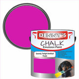 Denny's Chalk Paint For Furniture Colour- Serenity Twilight Amethyst Purple - Matte Scuffproof Refresh