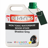 Denny's Stain Paint For Decking Colour- Shadow Grey - Anti-Slip Weatherproof Nourish