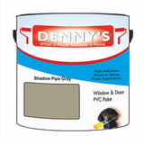 Denny's Plastic Paint For Doors Colour- Shadow Pipe Grey - Scuffproof Wipeable Durable