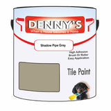 Denny's Tile Paint For Bathroom Tile Colour- Shadow Pipe Grey - Moistureproof Easy-Clean Makeover