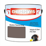 Denny's Plastic Paint For Pipes Colour- Shadow Titanium Grey - Chemical-Safe Impactproof Durable