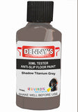 Denny's Floor Paint For Grip Coating Colour- Shadow Titanium Grey - Anti-Slip Hardwearing Safe