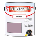 Denny's Tile Paint For Bathroom Tile Colour- Shell Mauve - Moistureproof Easy-Clean Makeover