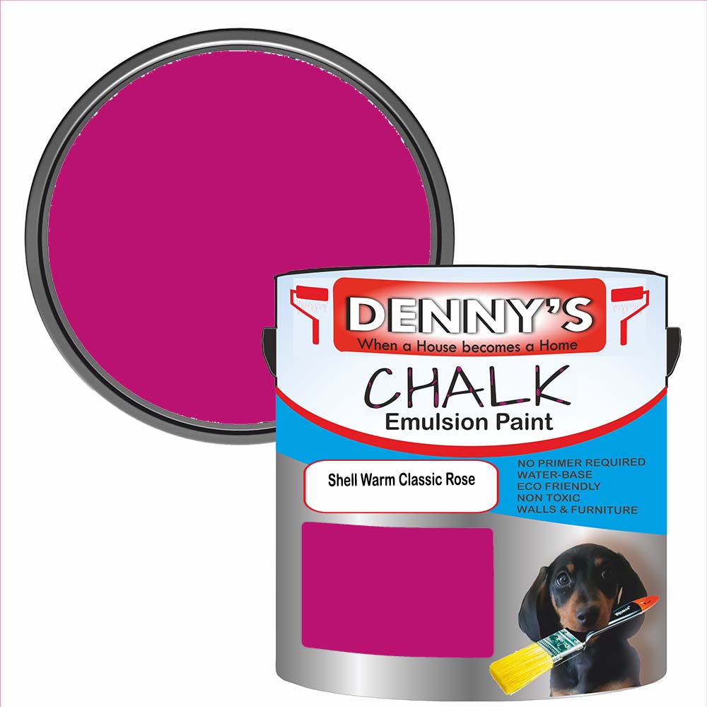 Denny's Chalk Paint For Furniture Colour- Shell Warm Classic Rose - Ma ...