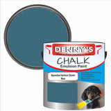 Denny's Chalk Paint For Walls Colour- Shoreline Harbour Ocean Blue - Matte Wipe-Clean Coverage