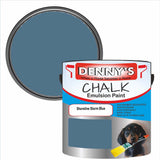 Denny's Chalk Paint For Walls Colour- Shoreline Storm Blue - Matte Wipe-Clean Coverage