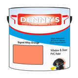Denny's Plastic Paint For Acrylic Colour- Signal Alloy Orange - Adhesion Chip-Resistant Smooth