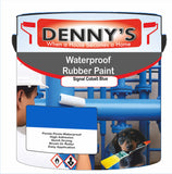 Denny's Waterpoof Paint For Ponds Colour- Signal Cobalt Blue - Waterproof Fish-Safe Leakstop
