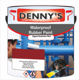 Denny's Waterpoof Paint For Ponds Colour- Signal Heatwave Red - Waterproof Fish-Safe Leakstop