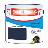 Denny's Plastic Paint For Pvc Colour- Signal Petrol Blue - Adhesion Tough Colour-Hold