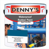 Denny's Waterpoof Paint For Ponds Colour- Signal Turbo Blue - Waterproof Fish-Safe Leakstop