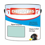 Denny's Plastic Paint For Pipes Colour- Signal Turquoise - Chemical-Safe Impactproof Durable