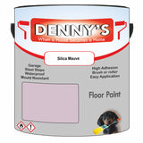 Denny's Floor Paint For Commercial Areas Colour- Silica Mauve - High-Traffic Anti-Slip Hardwearing