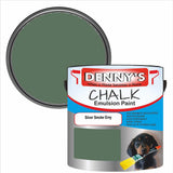 Denny's Chalk Paint For Furniture Colour- Silver Smoke Grey - Matte Scuffproof Refresh