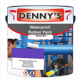 Denny's Waterpoof Paint For Ponds Colour- Skyline Blue - Waterproof Fish-Safe Leakstop