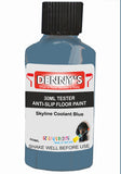 Denny's Floor Paint For Grip Coating Colour- Skyline Coolant Blue - Anti-Slip Hardwearing Safe
