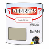 Denny's Tile Paint For Bathroom Tile Colour- Smoke Ash Grey - Moistureproof Easy-Clean Makeover
