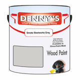 Denny's Wood Paint For Decking Colour- Smoke Steelworks Grey - Anti-Slip Weatherproof Durable
