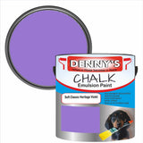 Denny's Chalk Paint For Walls Colour- Soft Classic Heritage Violet - Matte Wipe-Clean Coverage