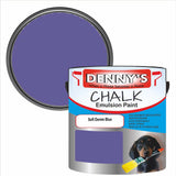 Denny's Chalk Paint For Walls Colour- Soft Denim Blue - Matte Wipe-Clean Coverage