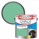 Denny's Chalk Paint For Walls Colour- Soft Fresh Moss Green - Matte Wipe-Clean Coverage