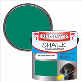 Denny's Chalk Paint For Walls Colour- Soft Fresh Natural Green - Matte Wipe-Clean Coverage