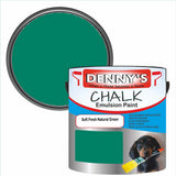 Denny's Chalk Paint For Furniture Colour- Soft Fresh Natural Green - Matte Scuffproof Refresh