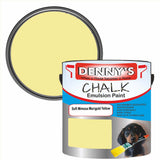 Denny's Chalk Paint For Walls Colour- Soft Mimosa Marigold Yellow - Matte Wipe-Clean Coverage