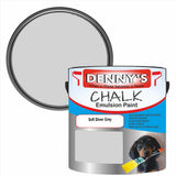 Denny's Chalk Paint For Furniture Colour- Soft Silver Grey - Matte Scuffproof Refresh