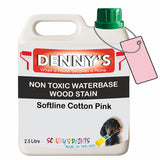 Denny's Stain Paint For Decking Colour- Softline Cotton Pink - Anti-Slip Weatherproof Nourish