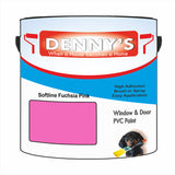 Denny's Plastic Paint For Doors Colour- Softline Fuchsia Pink - Scuffproof Wipeable Durable